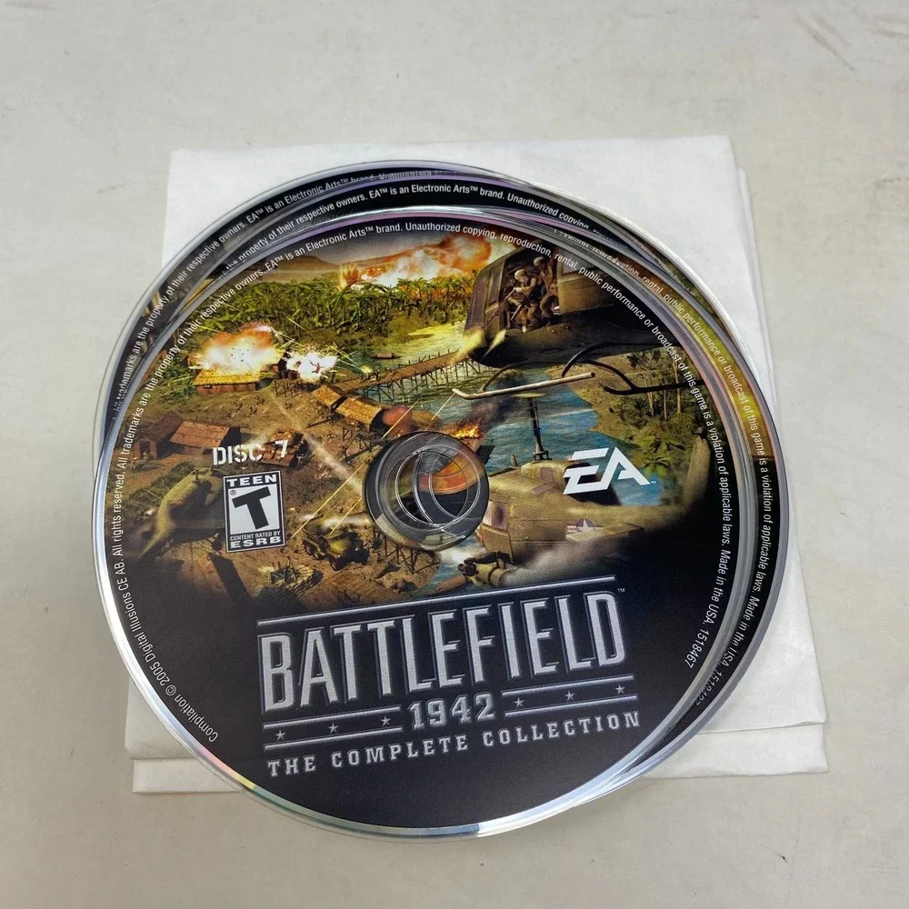 Battlefield 1942 The Complete Collection (PC, 8-Disc EA‎ Release, 2004–2007)